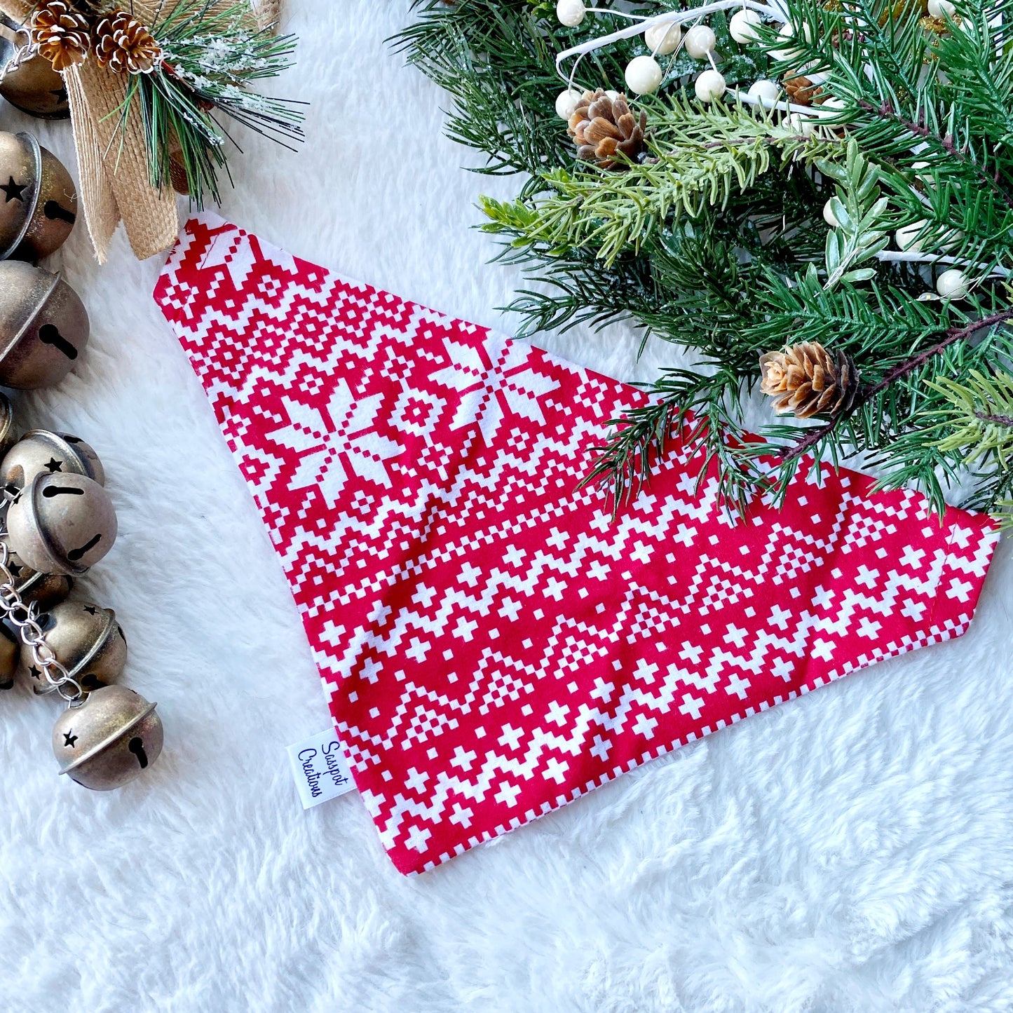 Holiday Barkin' Bandanna