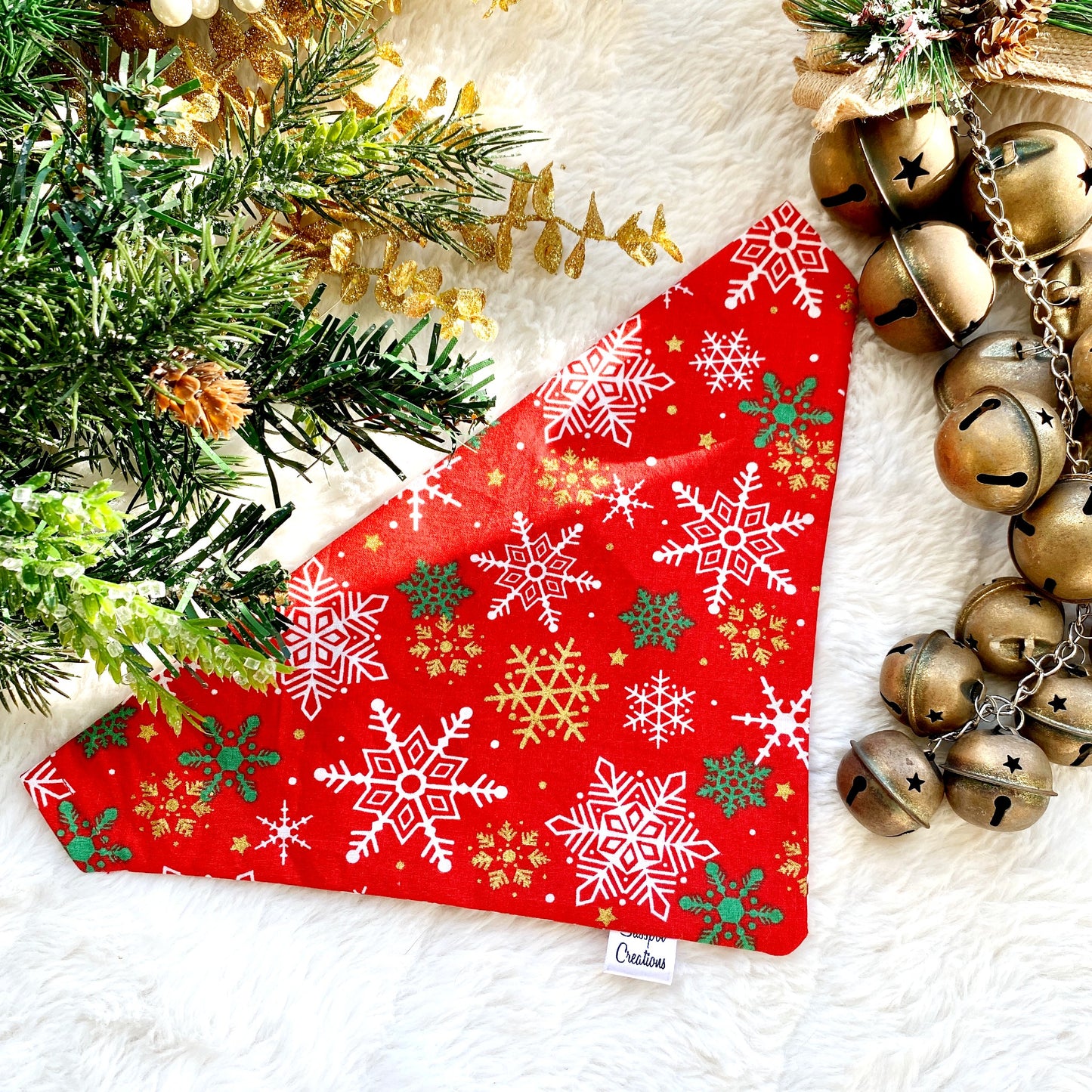 Holiday Barkin' Bandanna