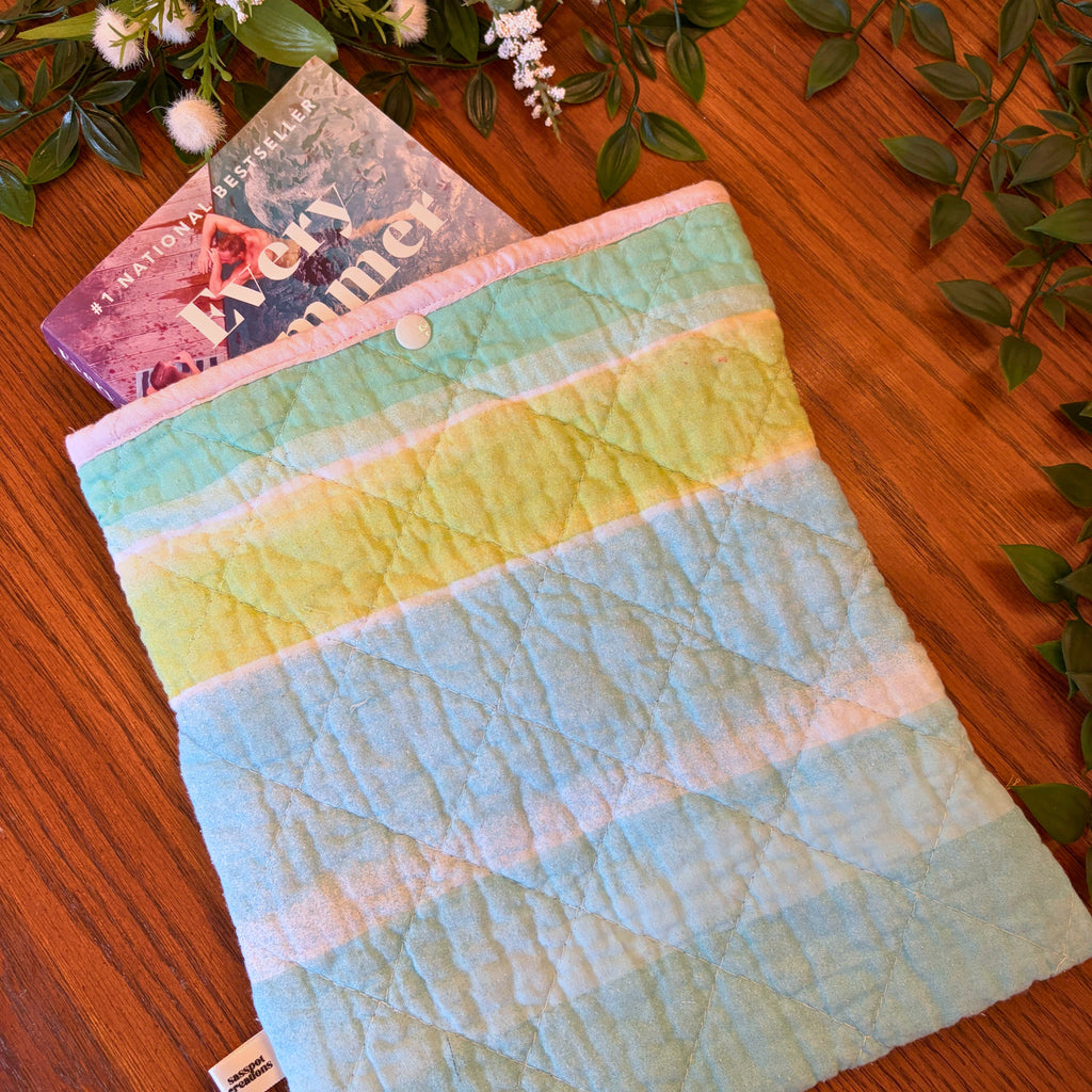 Quilted Adventures Await Book Sleeve