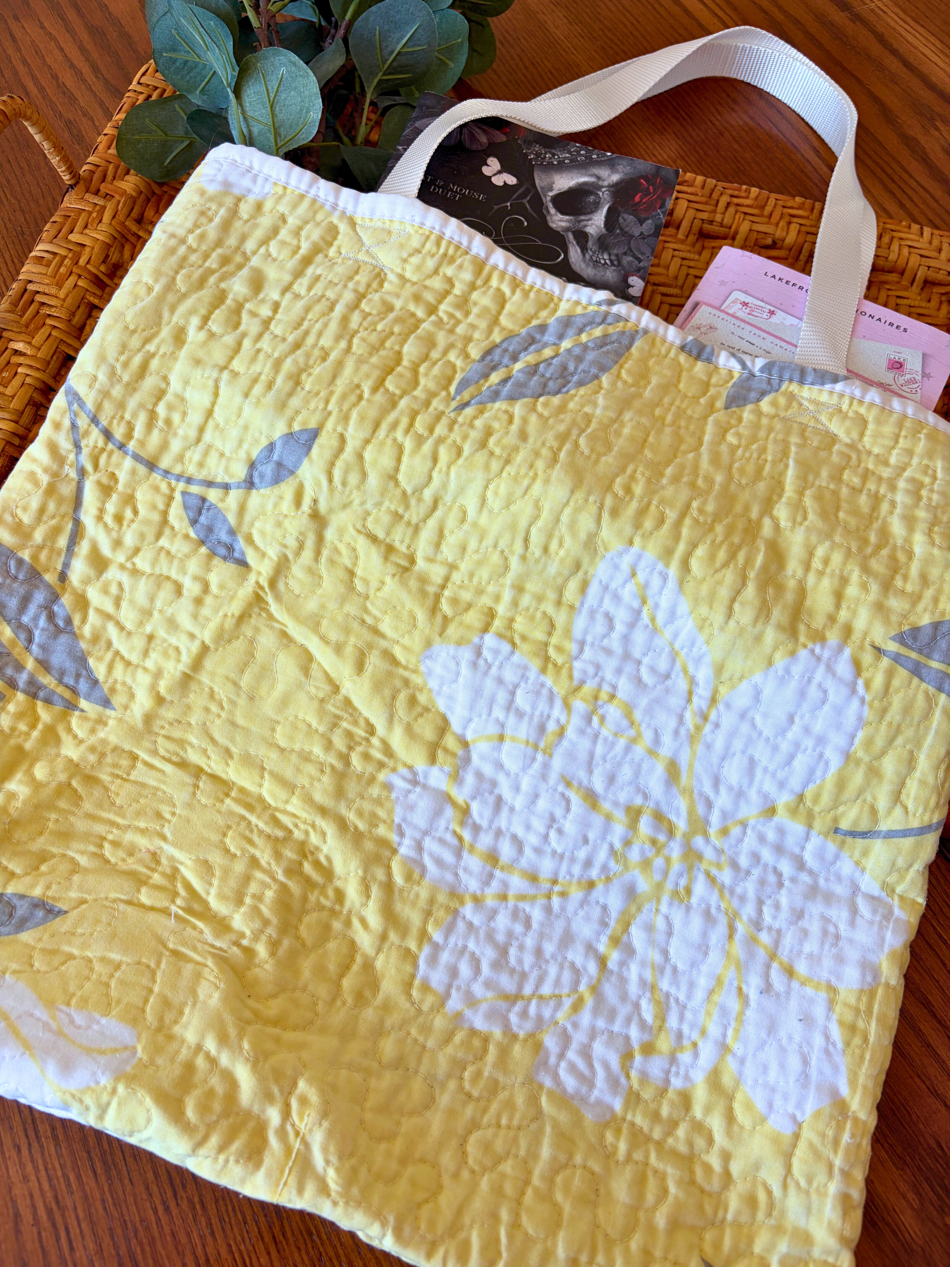 The Could Never be a Minimalist Quilted Tote